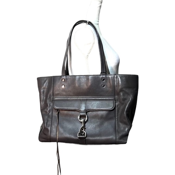 Rebecca Minkoff Leather Tan Toggle Tassel Tote Coin Purse and Dust Bag with tags - Picture 2 of 5